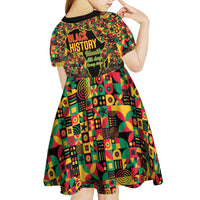 Black History Month Kid Short Sleeve Dress I Am Black History - Wonder Print Shop