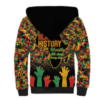 Black History Month Sherpa Hoodie I Am Black History - Wonder Print Shop