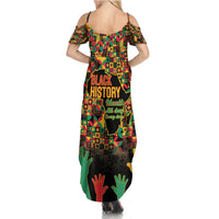 Black History Month Summer Maxi Dress I Am Black History - Wonder Print Shop