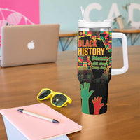 Black History Month Tumbler With Handle I Am Black History - Wonder Print Shop