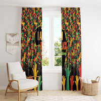 Black History Month Window Curtain I Am Black History - Wonder Print Shop