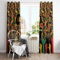 Black History Month Window Curtain I Am Black History - Wonder Print Shop