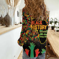 Black History Month Women Casual Shirt I Am Black History - Wonder Print Shop