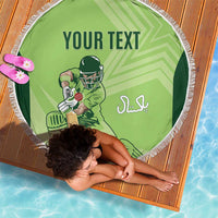 Custom Pakistan Cricket Beach Blanket Go Shaheens LT15