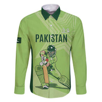 Custom Pakistan Cricket Family Matching Off Shoulder Short Dress and Hawaiian Shirt Go Shaheens LT15