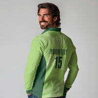 Custom Pakistan Cricket Long Sleeve Polo Shirt Go Shaheens LT15