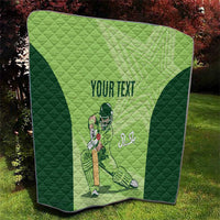 Custom Pakistan Cricket Quilt Go Shaheens LT15