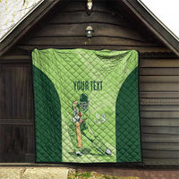 Custom Pakistan Cricket Quilt Go Shaheens LT15