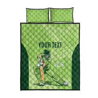 Custom Pakistan Cricket Quilt Bed Set Go Shaheens LT15