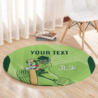 Custom Pakistan Cricket Round Carpet Go Shaheens LT15