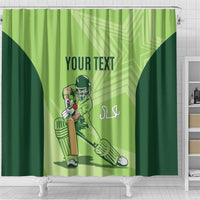 Custom Pakistan Cricket Shower Curtain Go Shaheens LT15