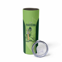 Custom Pakistan Cricket Skinny Tumbler Go Shaheens LT15