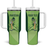 Custom Pakistan Cricket Tumbler With Handle Go Shaheens LT15
