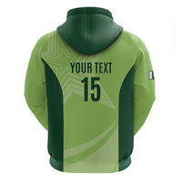 Custom Pakistan Cricket Zip Hoodie Go Shaheens LT15