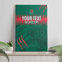 Custom Bangladesh Cricket Canvas Wall Art Go Tigers