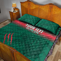 Custom Bangladesh Cricket Quilt Bed Set Go Tigers