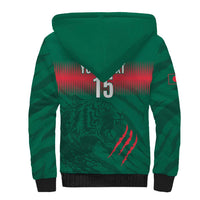 Custom Bangladesh Cricket Sherpa Hoodie Go Tigers