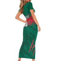 Custom Bangladesh Cricket Short Sleeve Bodycon Dress Go Tigers