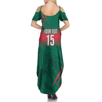 Custom Bangladesh Cricket Summer Maxi Dress Go Tigers