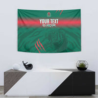 Custom Bangladesh Cricket Tapestry Go Tigers