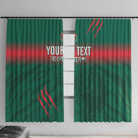 Custom Bangladesh Cricket Window Curtain Go Tigers