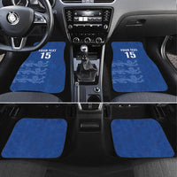 Custom England Cricket Car Mats Go Three Lions - Blue Ver