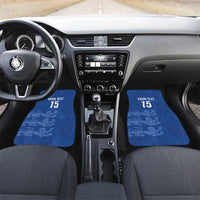 Custom England Cricket Car Mats Go Three Lions - Blue Ver