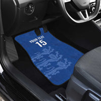 Custom England Cricket Car Mats Go Three Lions - Blue Ver