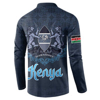 Kenya Happy Eid Mubarak Button Sweatshirt Eid Al-Adha