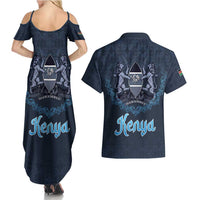 Kenya Happy Eid Mubarak Couples Matching Summer Maxi Dress and Hawaiian Shirt Eid Al-Adha