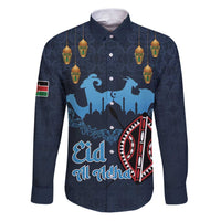 Kenya Happy Eid Mubarak Family Matching Puletasi and Hawaiian Shirt Eid Al-Adha