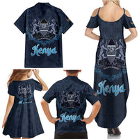 Kenya Happy Eid Mubarak Family Matching Summer Maxi Dress and Hawaiian Shirt Eid Al-Adha