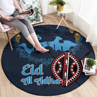 Kenya Happy Eid Mubarak Round Carpet Eid Al-Adha