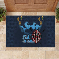 Kenya Happy Eid Mubarak Rubber Doormat Eid Al-Adha