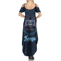 Kenya Happy Eid Mubarak Summer Maxi Dress Eid Al-Adha