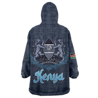 Kenya Happy Eid Mubarak Wearable Blanket Hoodie Eid Al-Adha