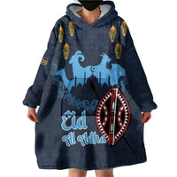Kenya Happy Eid Mubarak Wearable Blanket Hoodie Eid Al-Adha