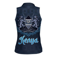 Kenya Happy Eid Mubarak Women Sleeveless Polo Shirt Eid Al-Adha