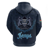 Kenya Happy Eid Mubarak Zip Hoodie Eid Al-Adha