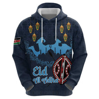 Kenya Happy Eid Mubarak Zip Hoodie Eid Al-Adha