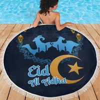 Algeria Happy Eid Mubarak Beach Blanket Eid Al-Adha