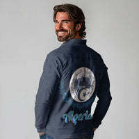 Algeria Happy Eid Mubarak Long Sleeve Polo Shirt Eid Al-Adha