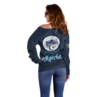 Algeria Happy Eid Mubarak Off Shoulder Sweater Eid Al-Adha