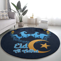 Algeria Happy Eid Mubarak Round Carpet Eid Al-Adha