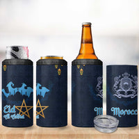 Morocco Happy Eid Mubarak 4 in 1 Can Cooler Tumbler Eid Al-Adha