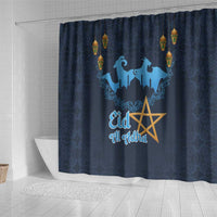 Morocco Happy Eid Mubarak Shower Curtain Eid Al-Adha
