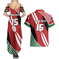 Custom Kenya Rugby Couples Matching Summer Maxi Dress and Hawaiian Shirt Flag Style - Wonder Print Shop