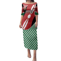 Custom Kenya Rugby Family Matching Puletasi and Hawaiian Shirt Flag Style - Wonder Print Shop