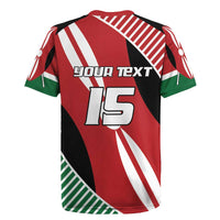 Custom Kenya Rugby Rugby Jersey Flag Style - Wonder Print Shop