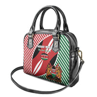 Custom Kenya Rugby Shoulder Handbag Flag Style
